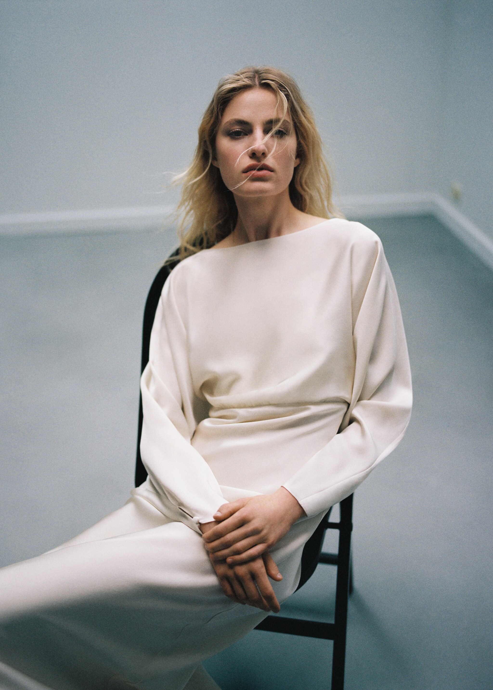 Lingerie dress with cloak detail - Details of the article 6