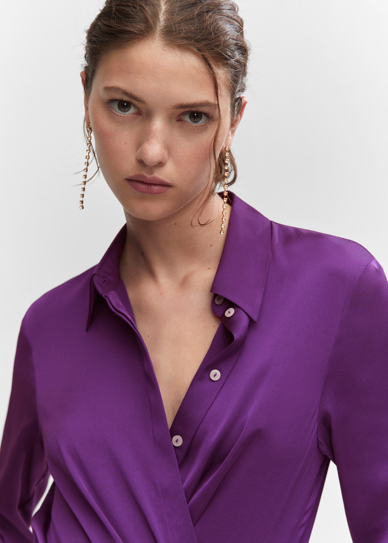 Chemise fluide satinée - Détail de l'article 1