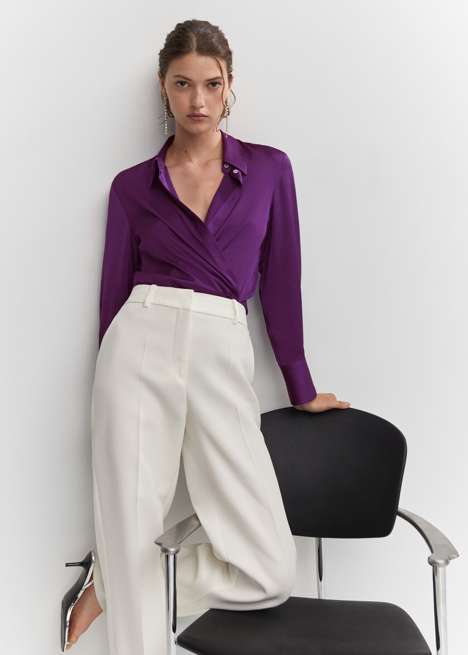 Chemise fluide satinée - Détail de l'article 2