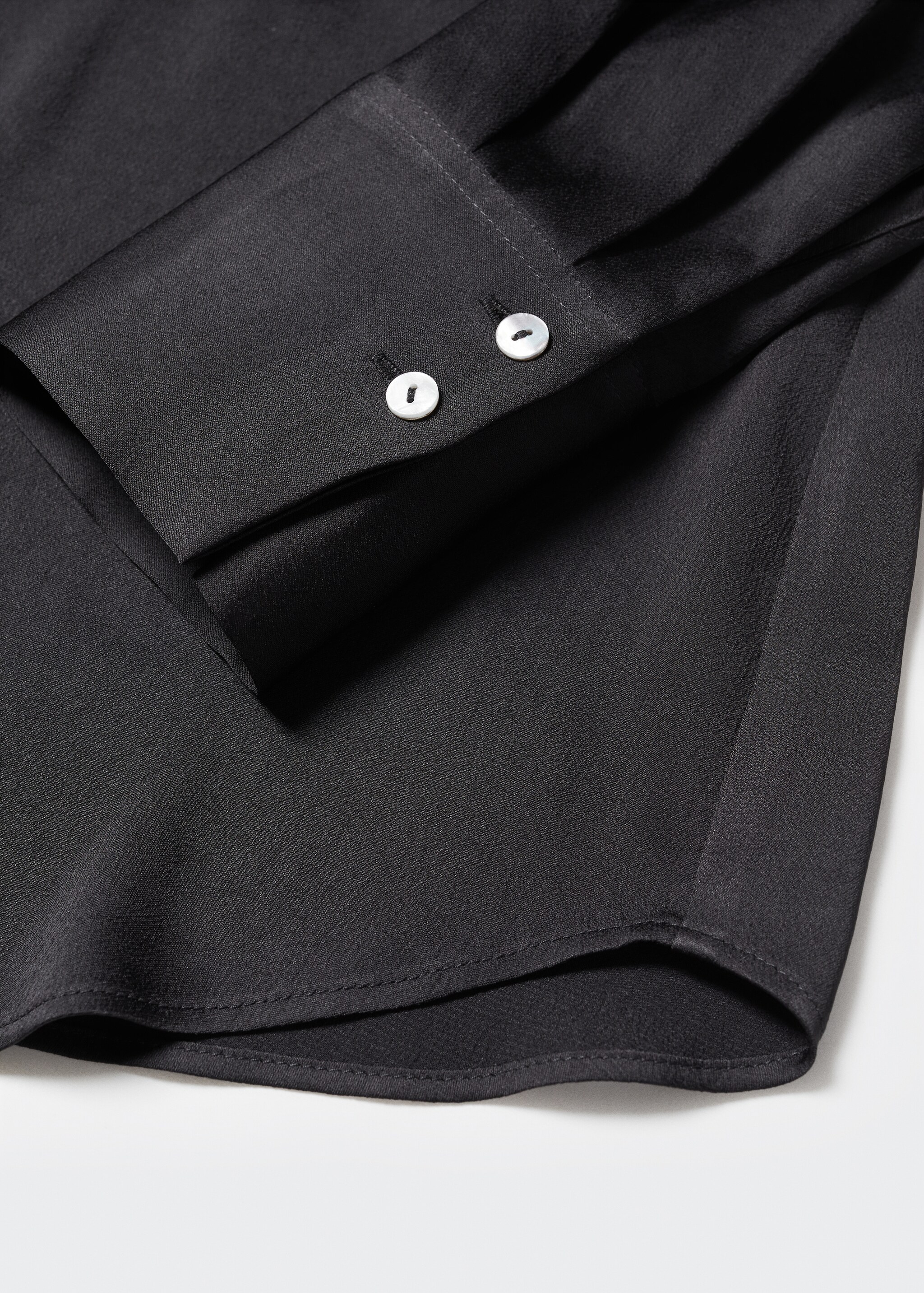 Satin finish flowy shirt - Details of the article 8