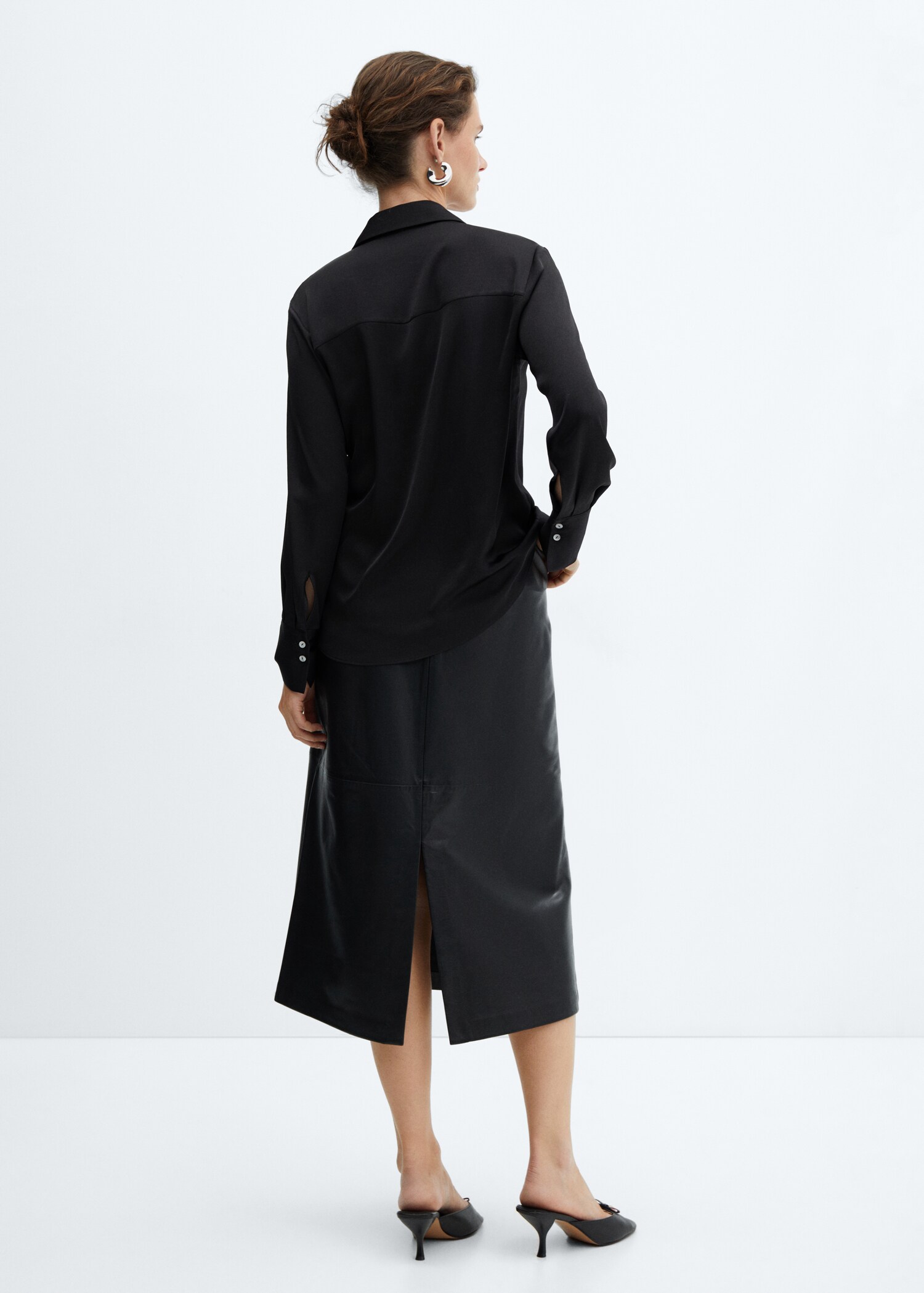 Chemise fluide satinée - Verso de l’article