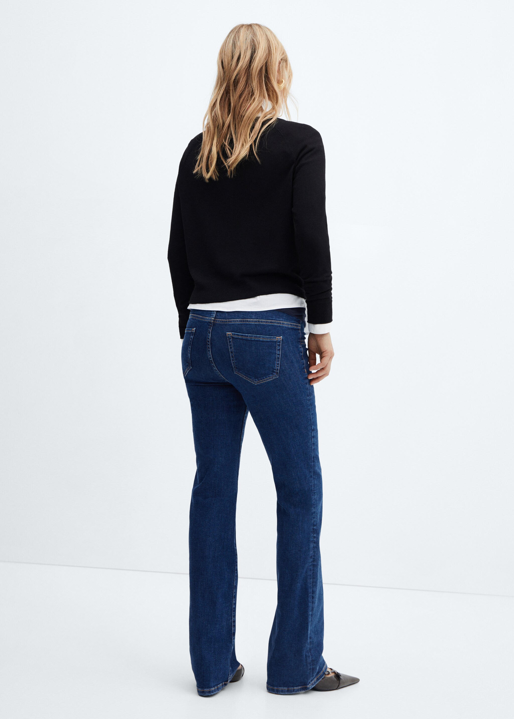 Maternity flared jeans - Reverse of the article