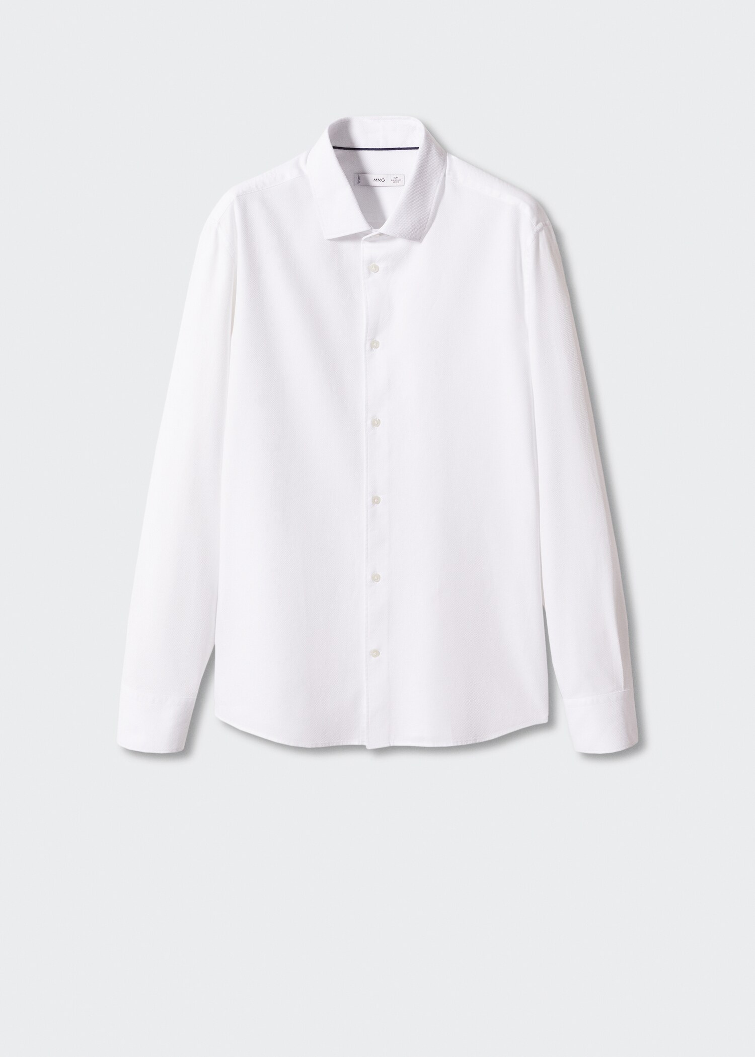 Chemise slim fit structurée coton - Article sans modèle