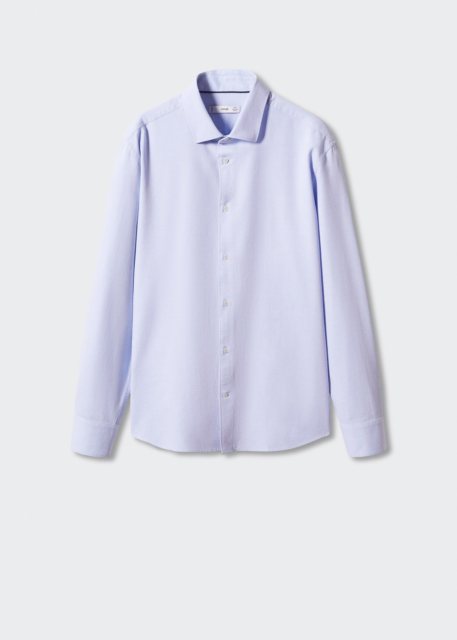 Chemise slim fit structurée coton - Article sans modèle
