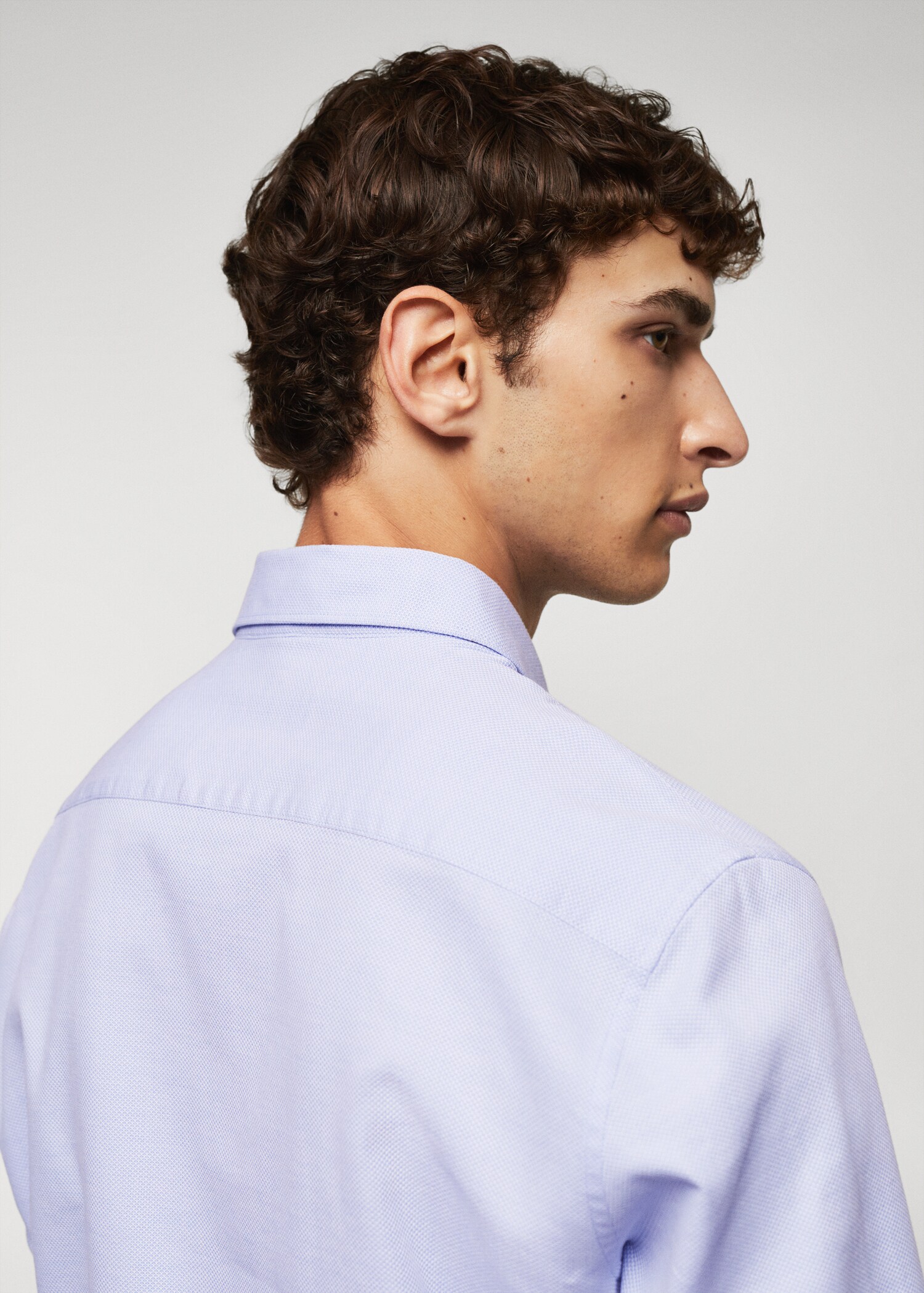 Chemise slim fit structurée coton - Détail de l'article 4