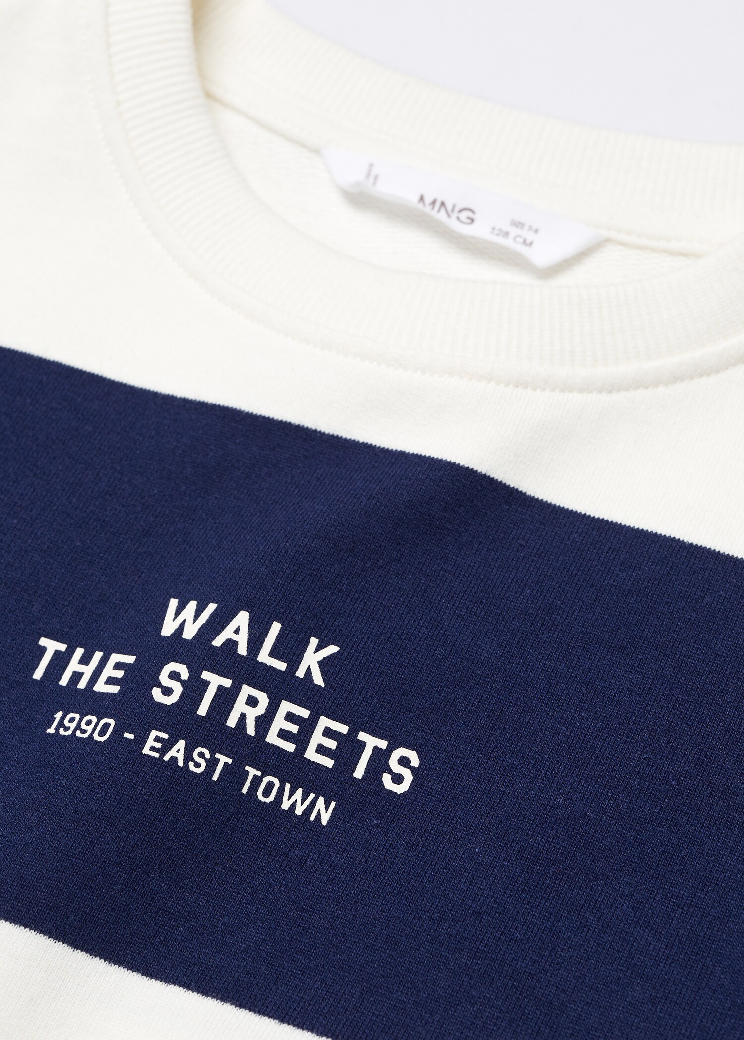 Striped cotton-blend sweatshirt - Details of the article 8