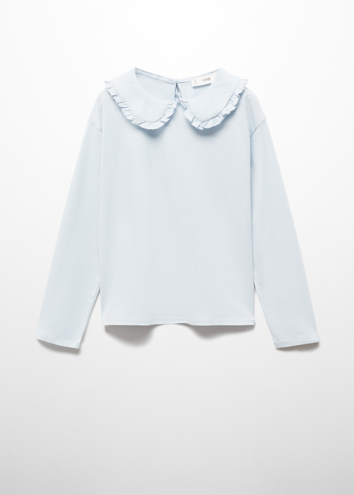 T-shirt coton col Claudine - Article sans modèle