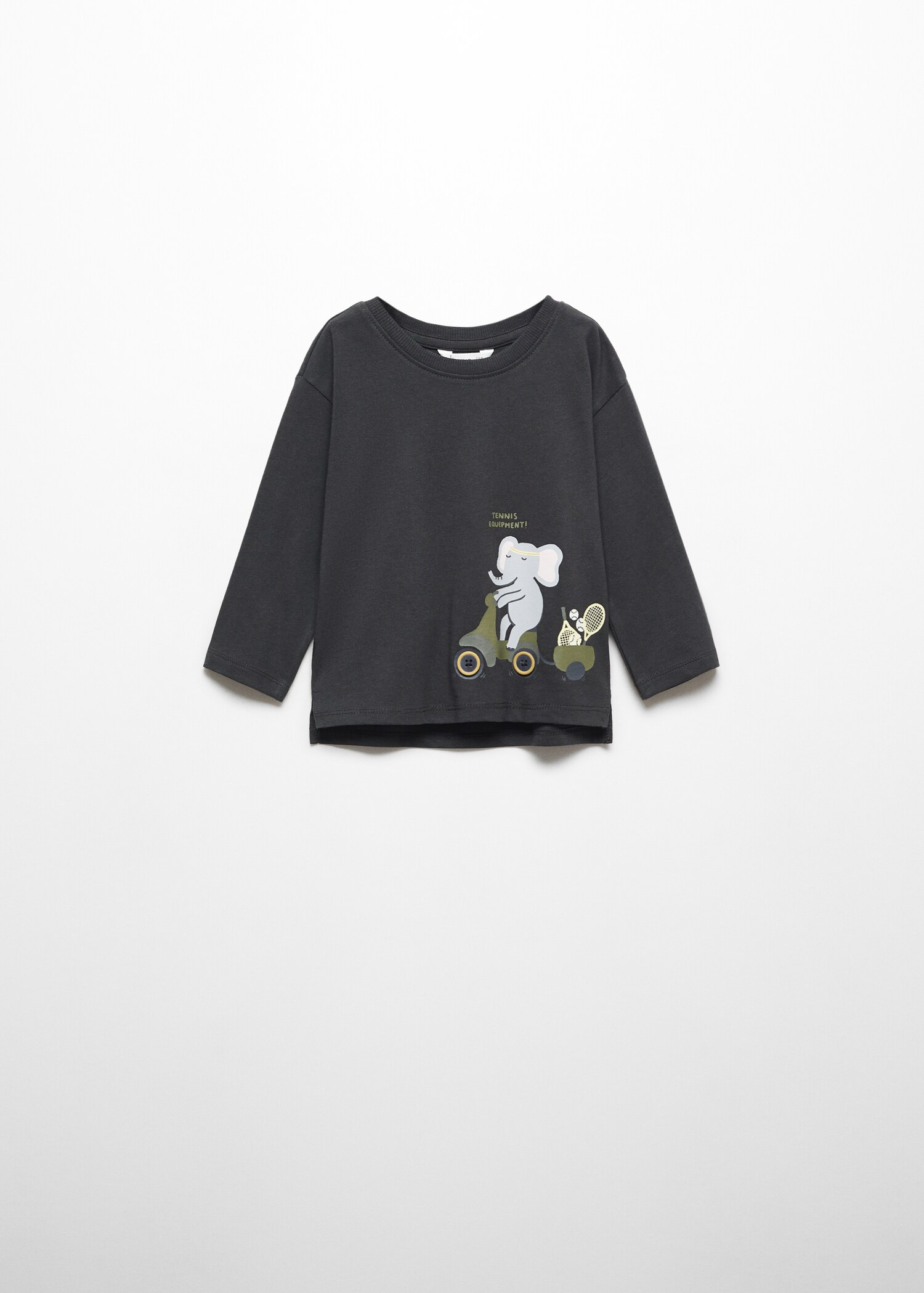 Camiseta manga larga estampada - Artículo sin modelo