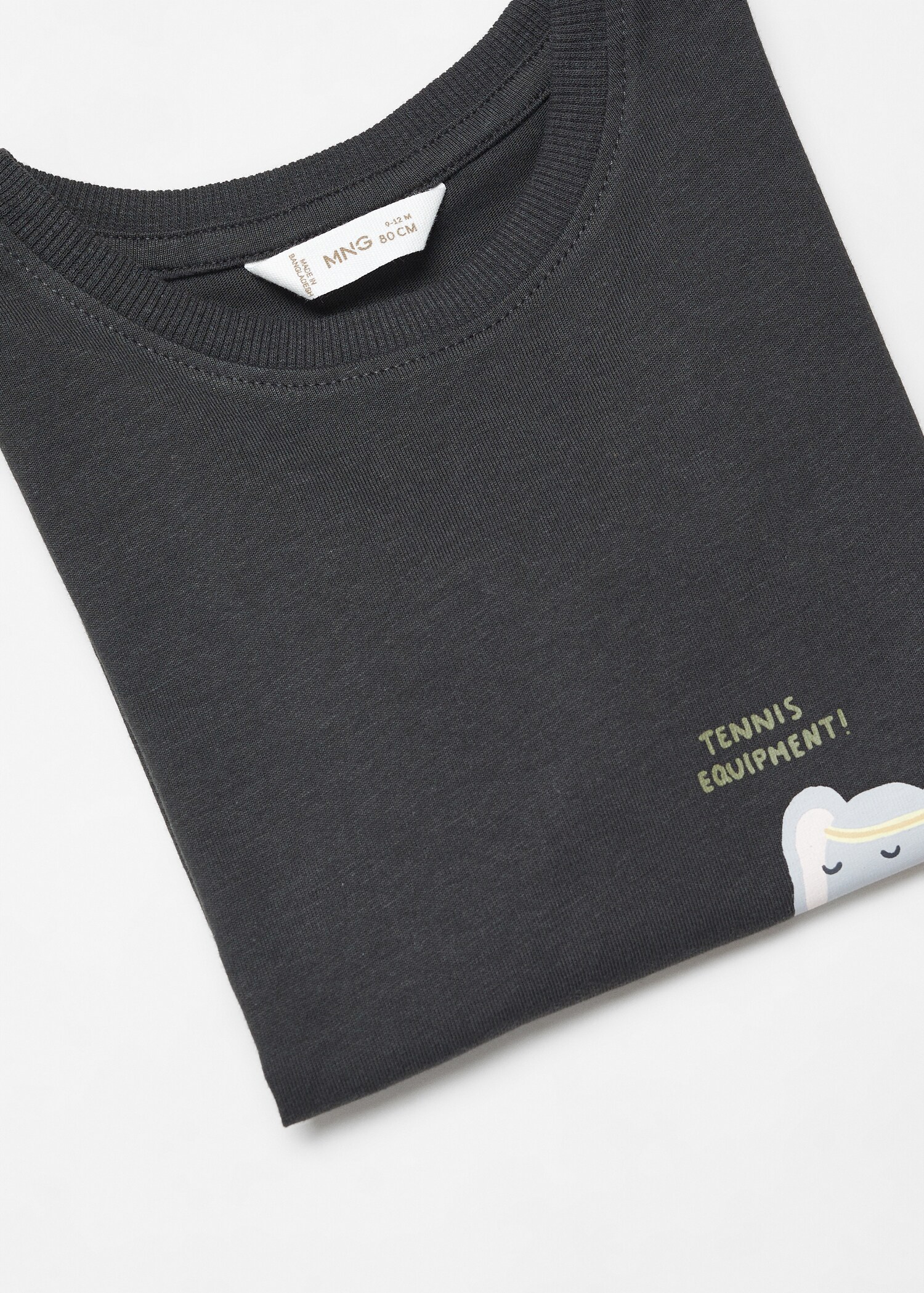 Camiseta manga larga estampada - Detalle del artículo 8