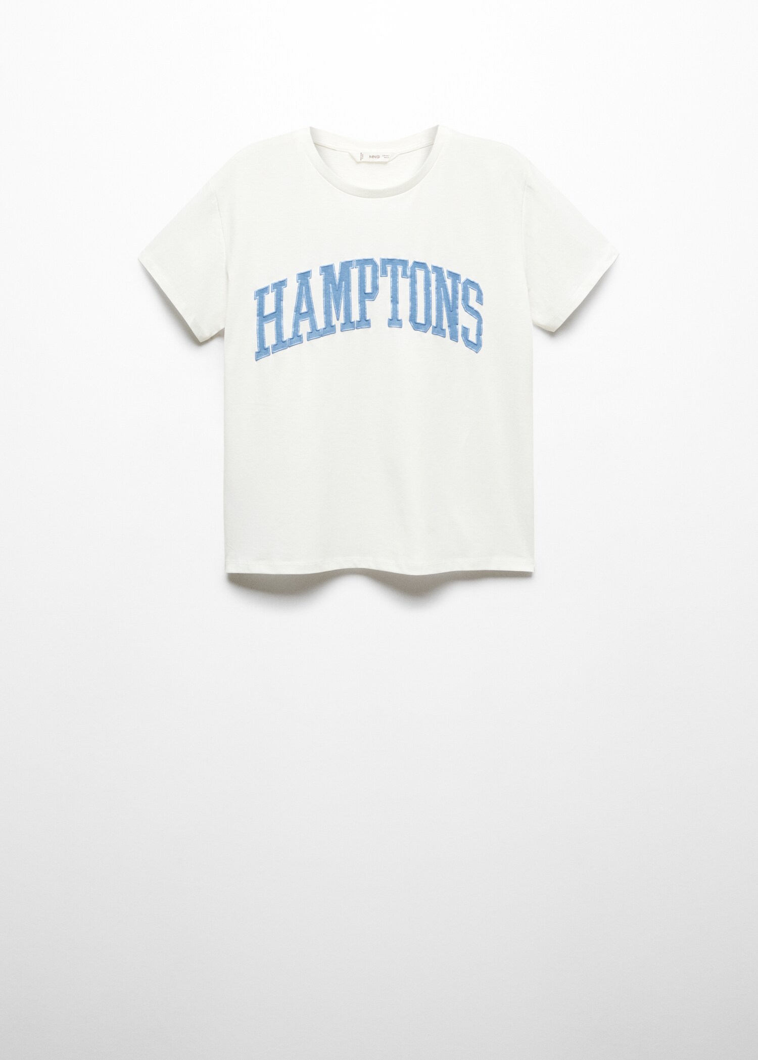 Printed message T-shirt - Article without model