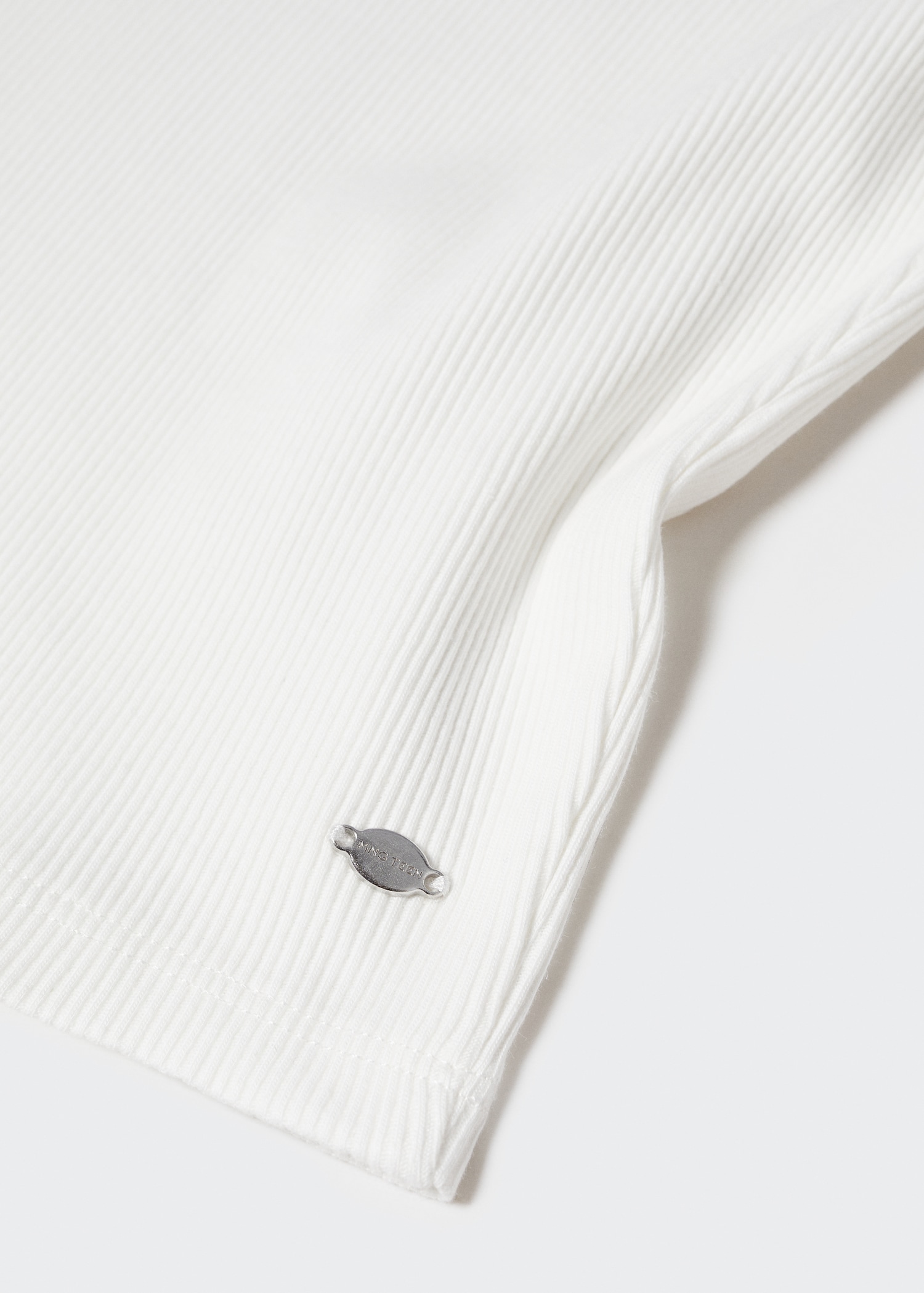 Camiseta manga larga canalé - Detalle del artículo 8