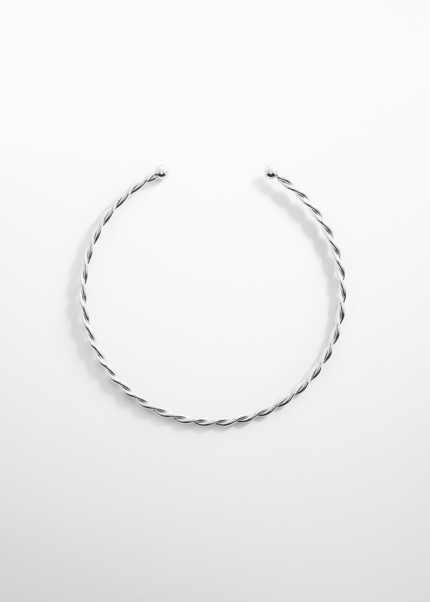 Criss-cross rigid necklace - Article without model