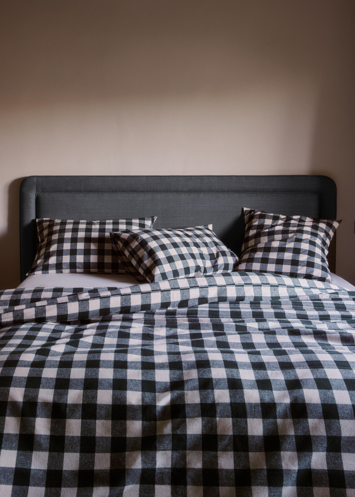 Funda nórdica franela cuadro bicolor Cama 150cm - Detalle del artículo 7