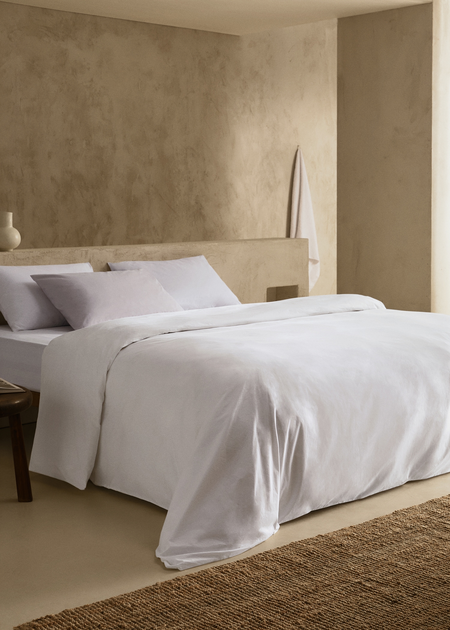 Housse de couette percale de coton (500 fils) Lit 150/160 cm - Détail de l'article 8