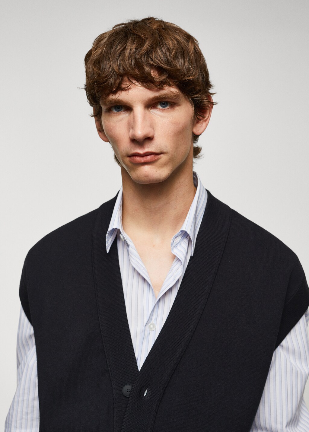 Gilet maille boutons Homme MANGO Cote d Ivoire