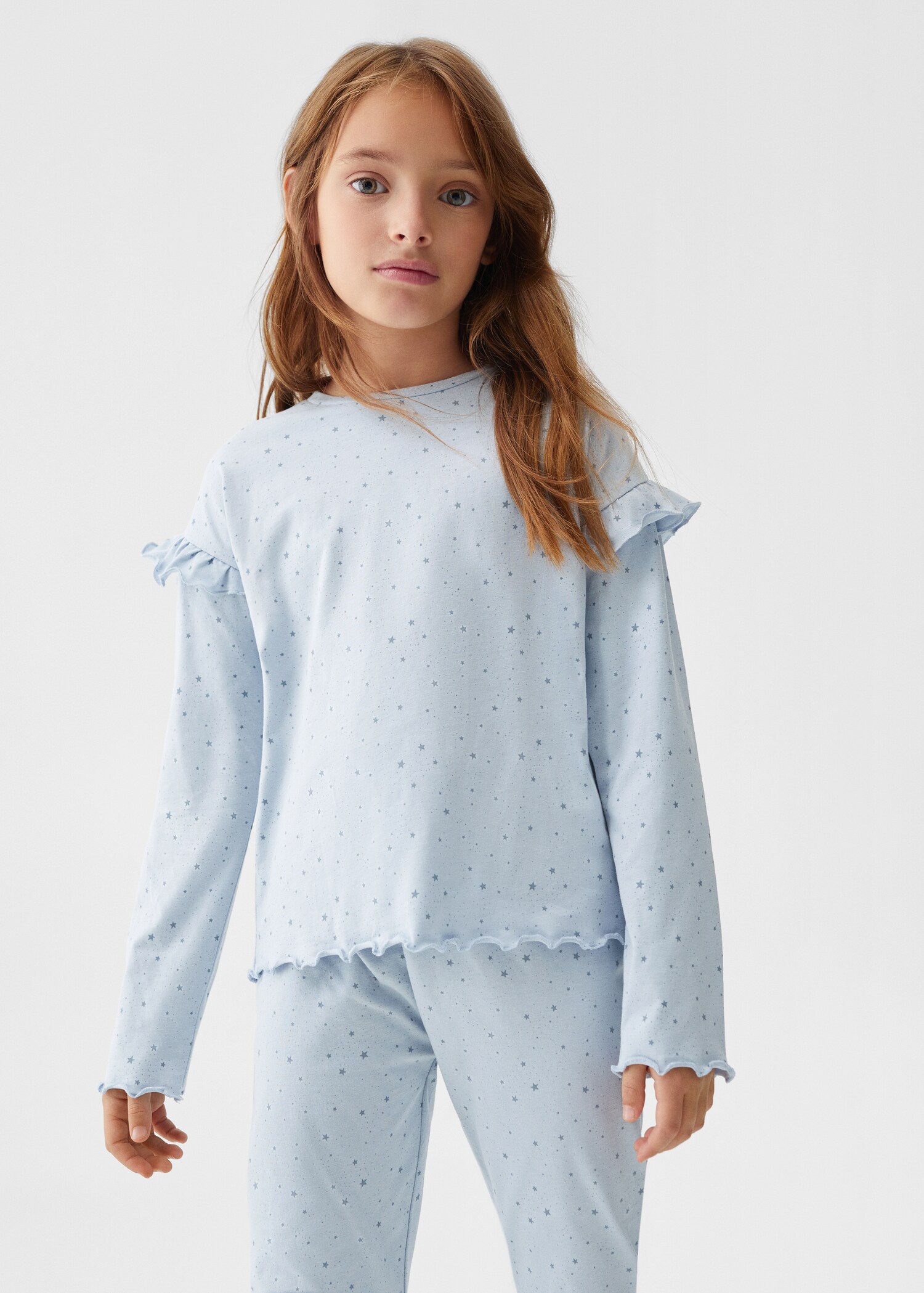 Long star-print pyjamas - Medium plane