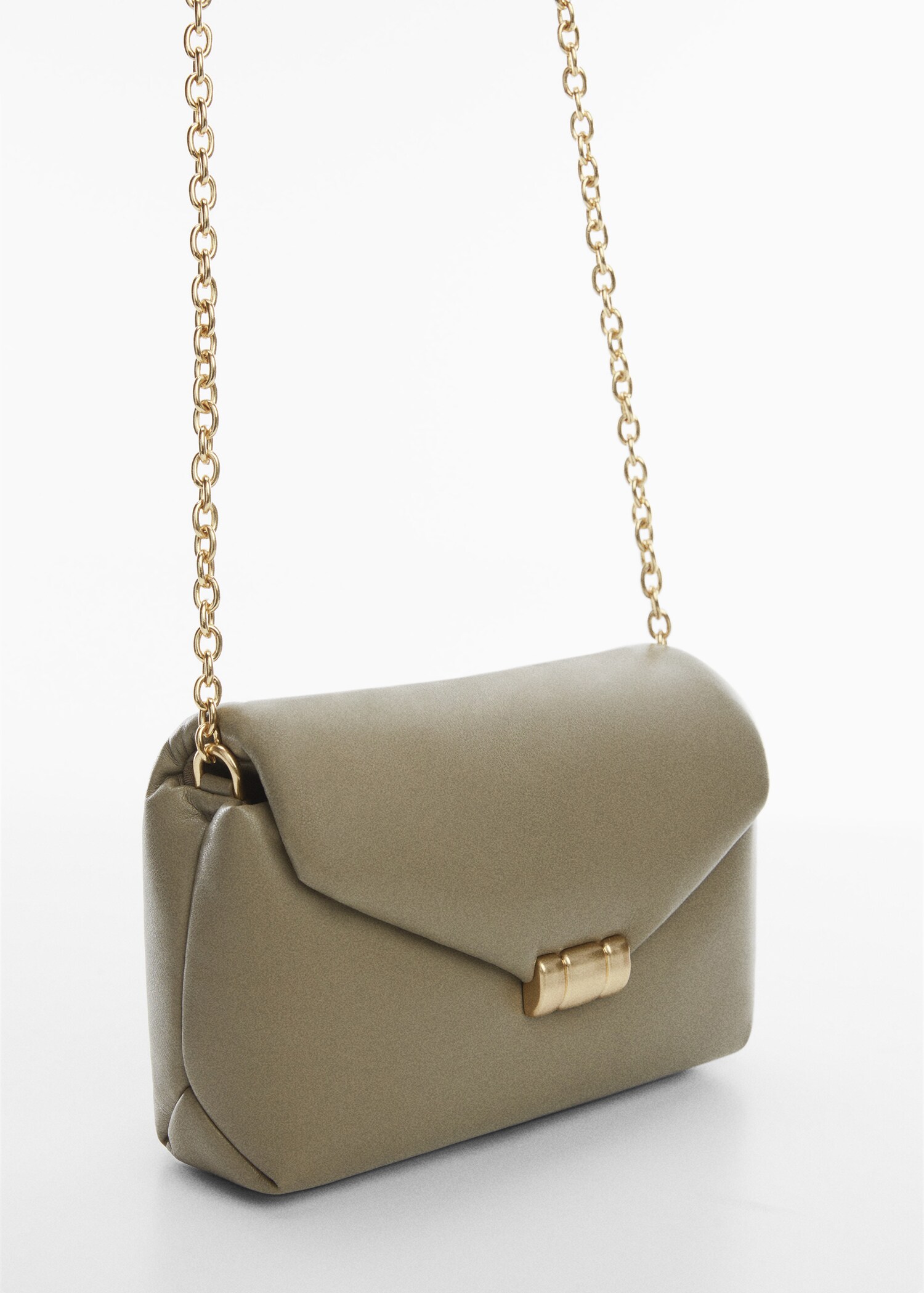 Quilted bag with chain handle - Medium plane