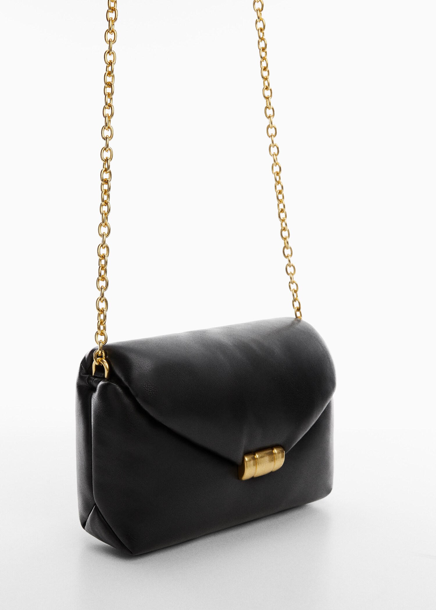 Quilted bag with chain handle - Medium plane