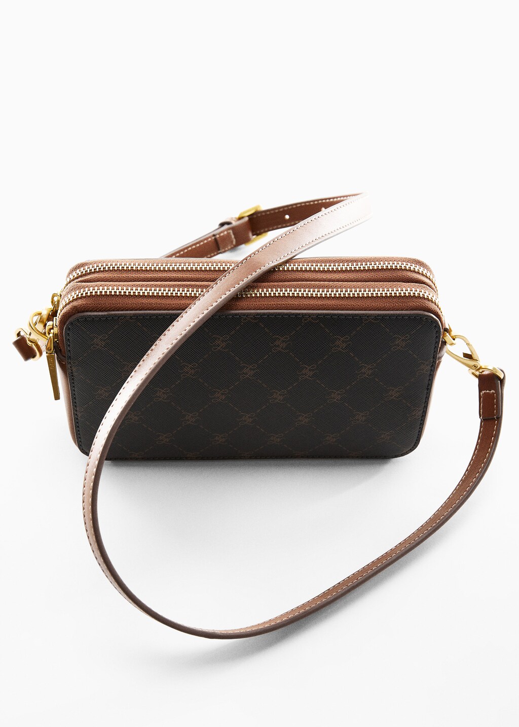Leather shoulder bag - Women | MANGO Japan