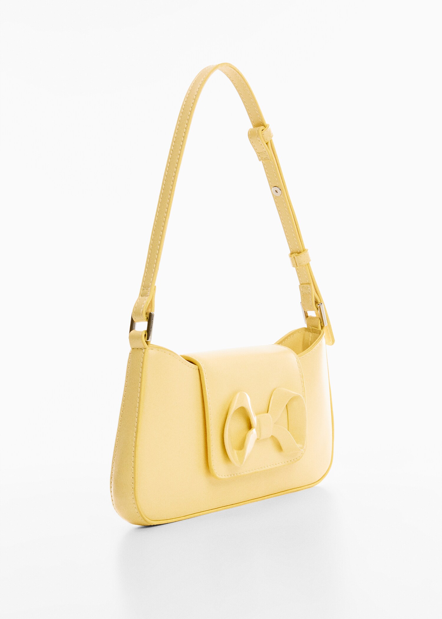 Shoulder bag with bow detail - Medium plane