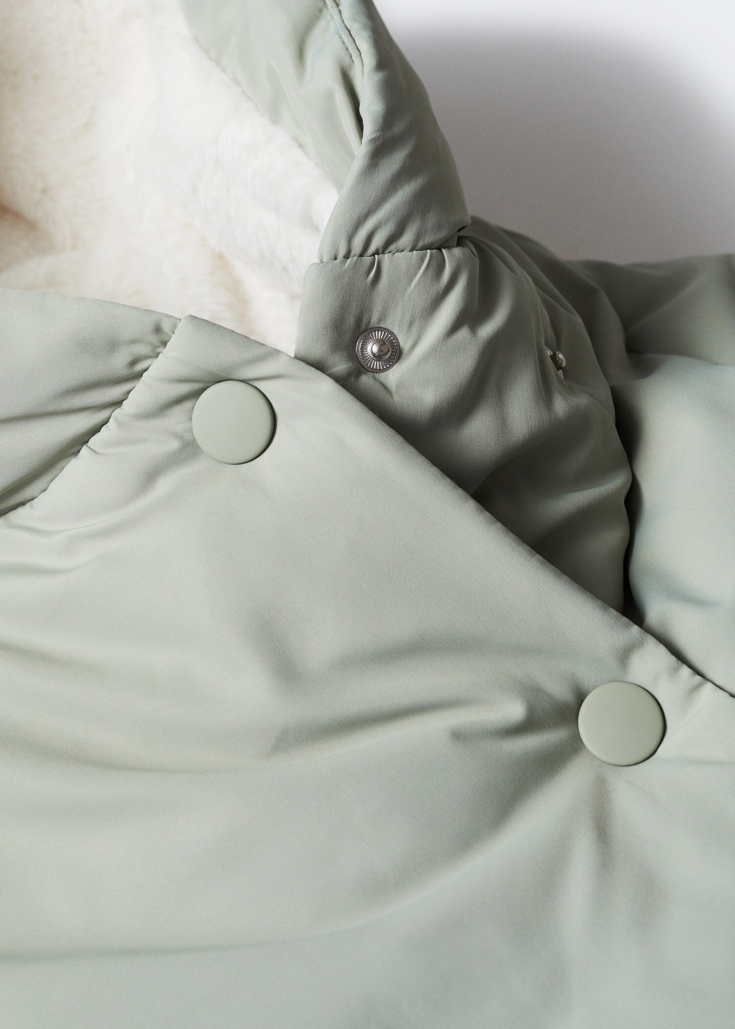 Suni kürklü kapitone anorak - Ürün detayı 8