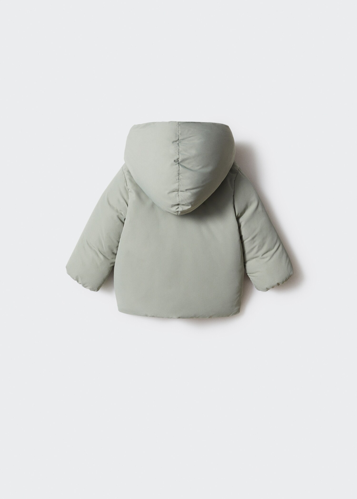 Suni kürklü kapitone anorak - Ürünün arkası