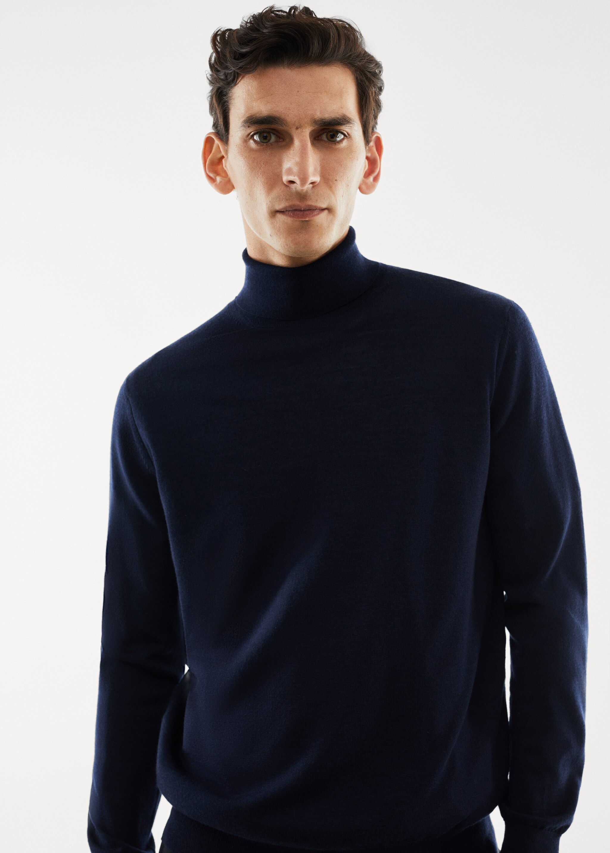 100% merino wool turtleneck sweater - Details of the article 1