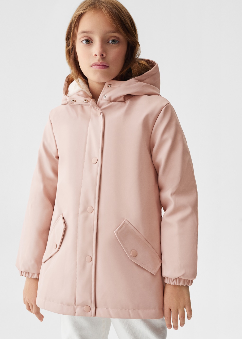 Hooded water-repellent parka - Kids | MANGO Kosovo Hooded water-repellent parka - Kids | MANGO Kosovo