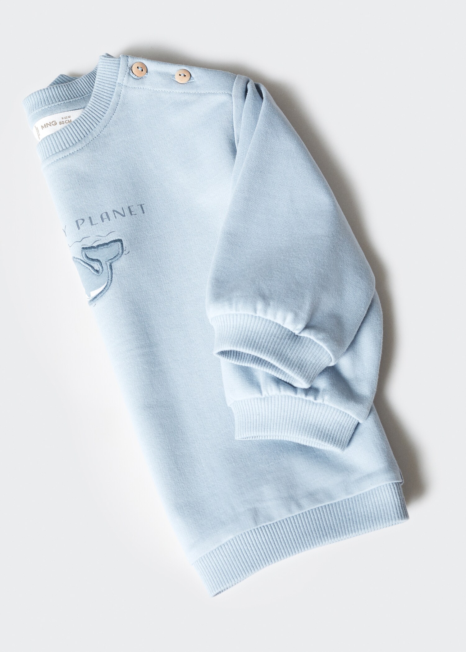 Cotton-blend printed sweatshirt - Детальніше про товар 8