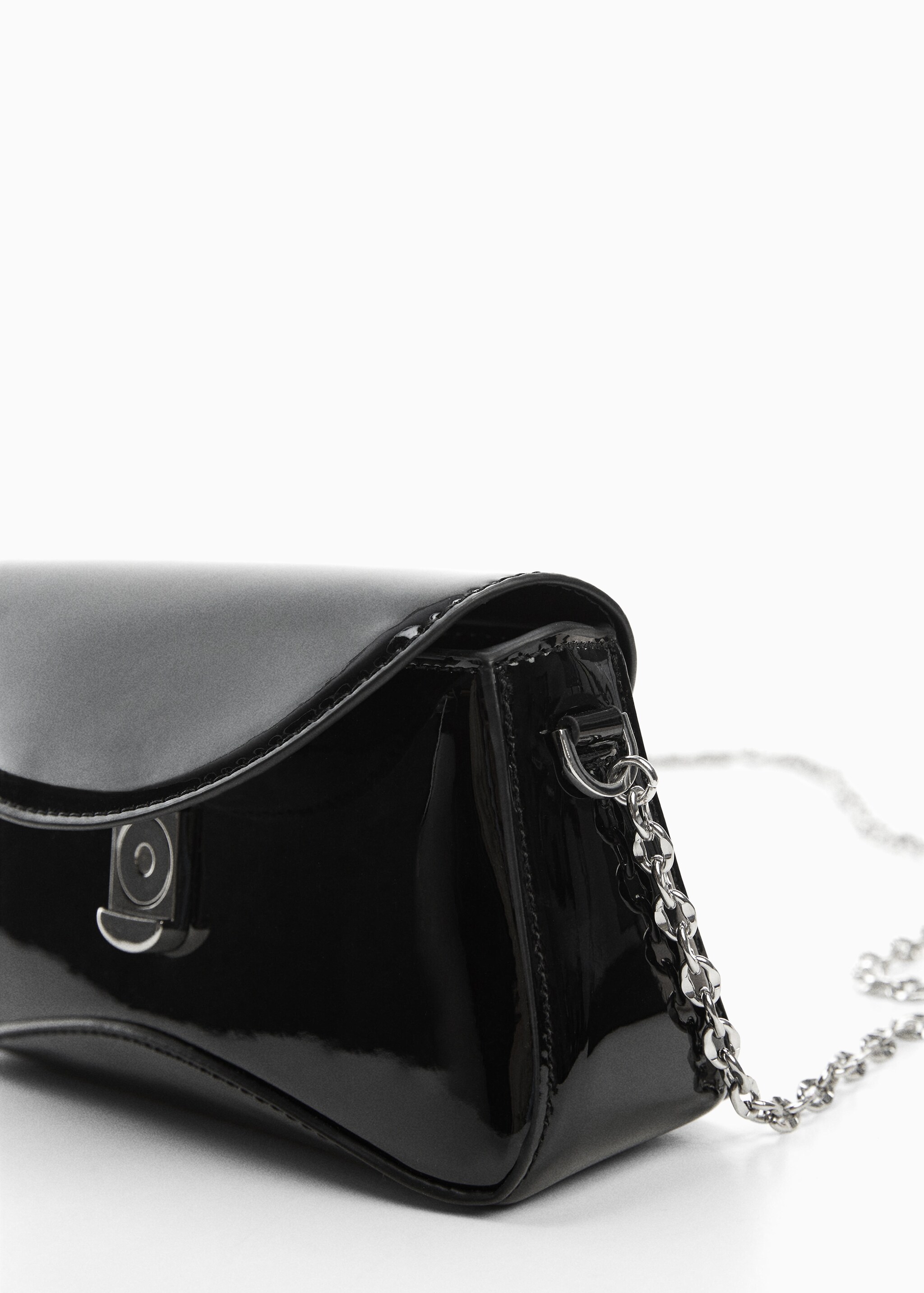 Patent leather chain handbag - Details of the article 1