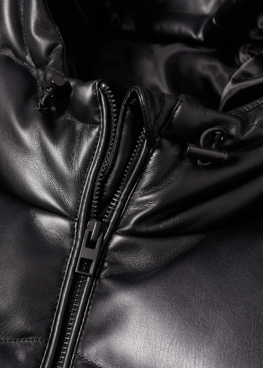 【PORTERNA】Teni leather padded jacket PORTERNA】Teni leather padded jacket (PORTERNA/ダウン