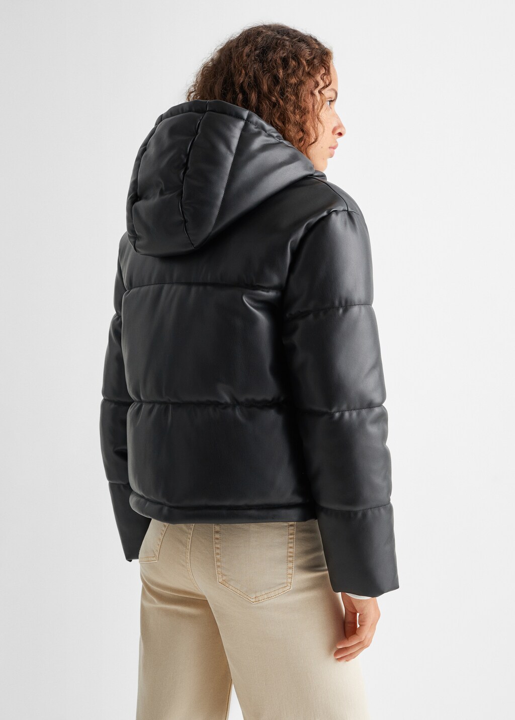 Quilted skin style jacket - Teen | MANGO USA
