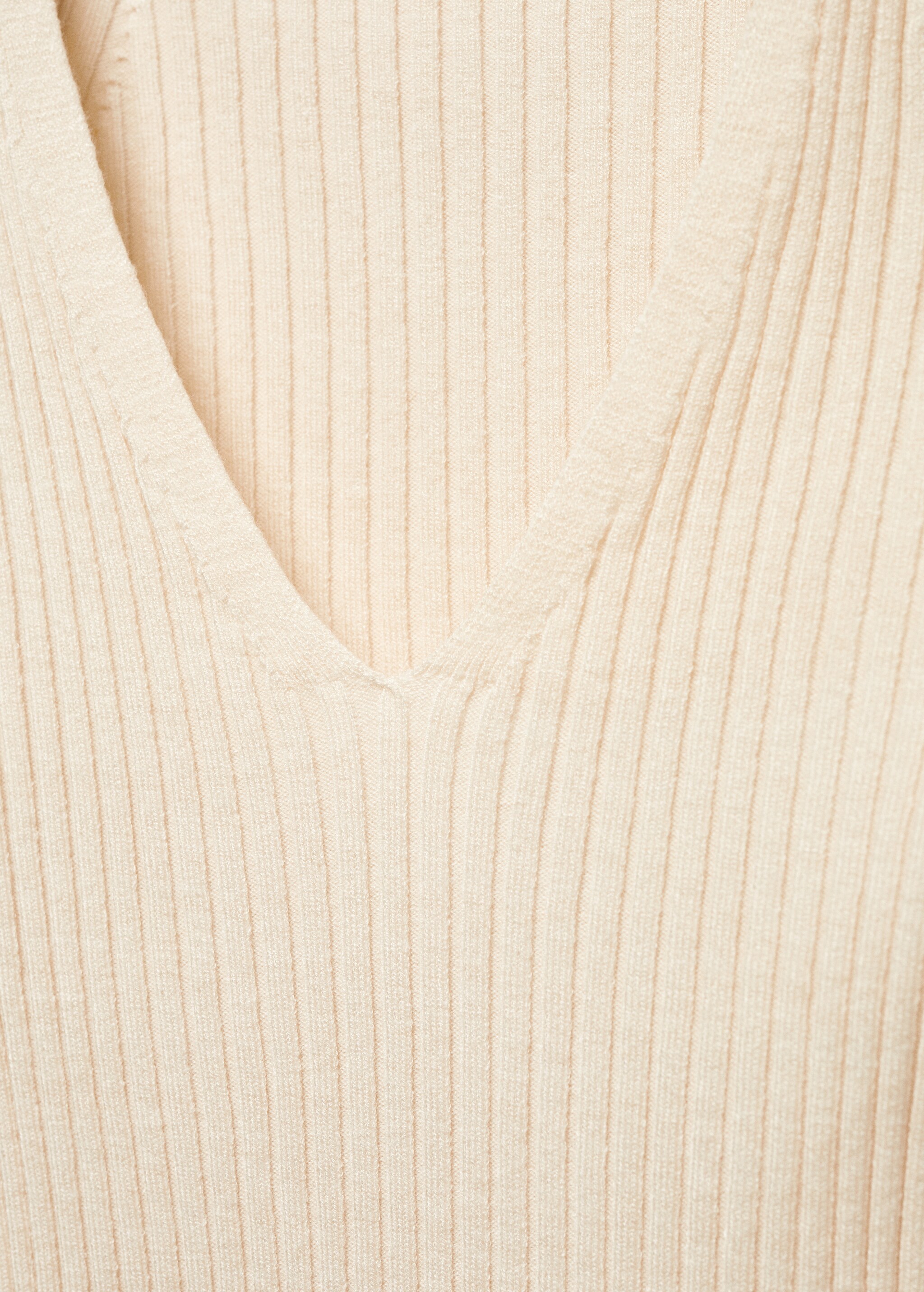 V-neck ribbed knit sweater - Details of the article 8
