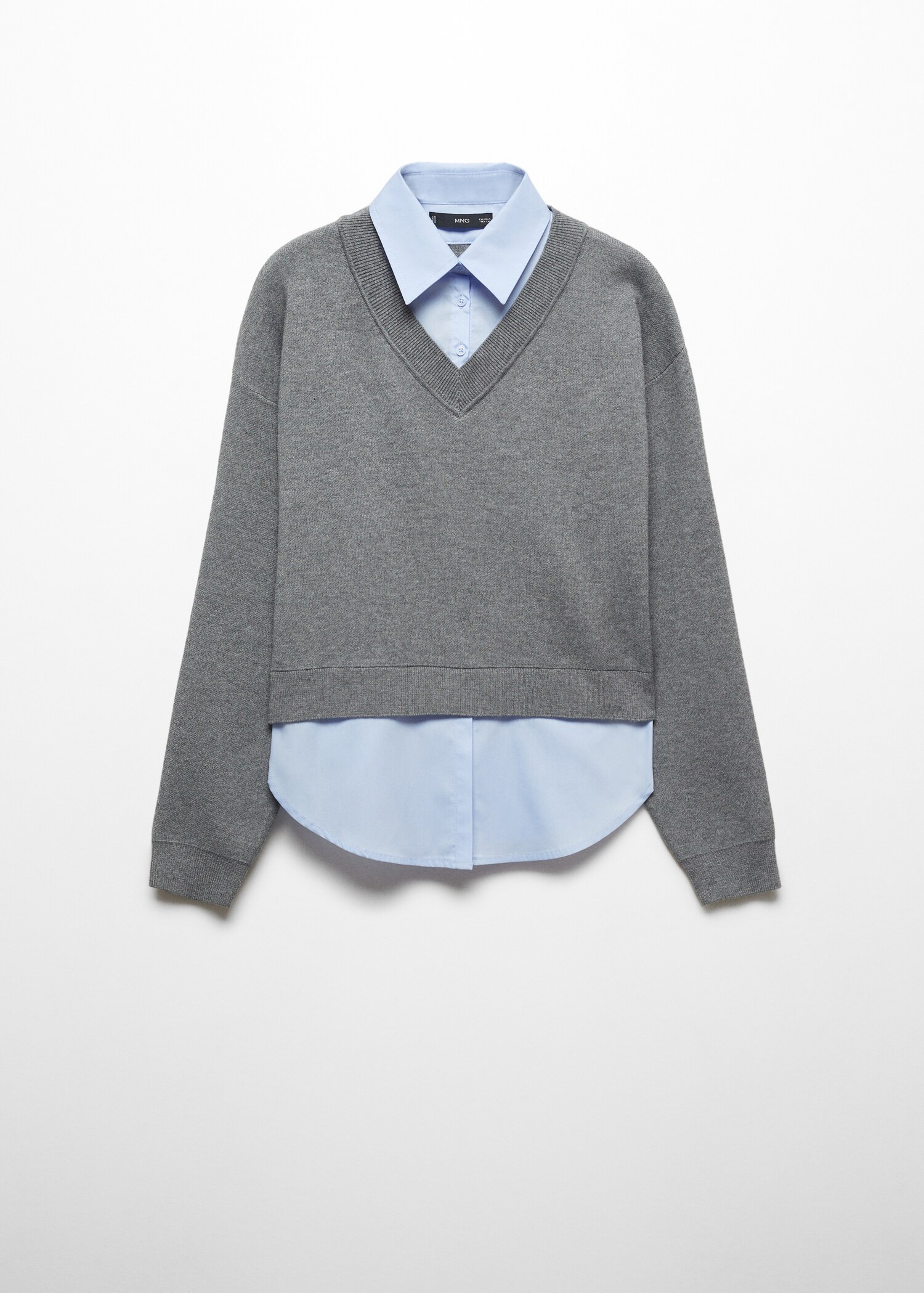 Pull-over chemise combiné - Article sans modèle