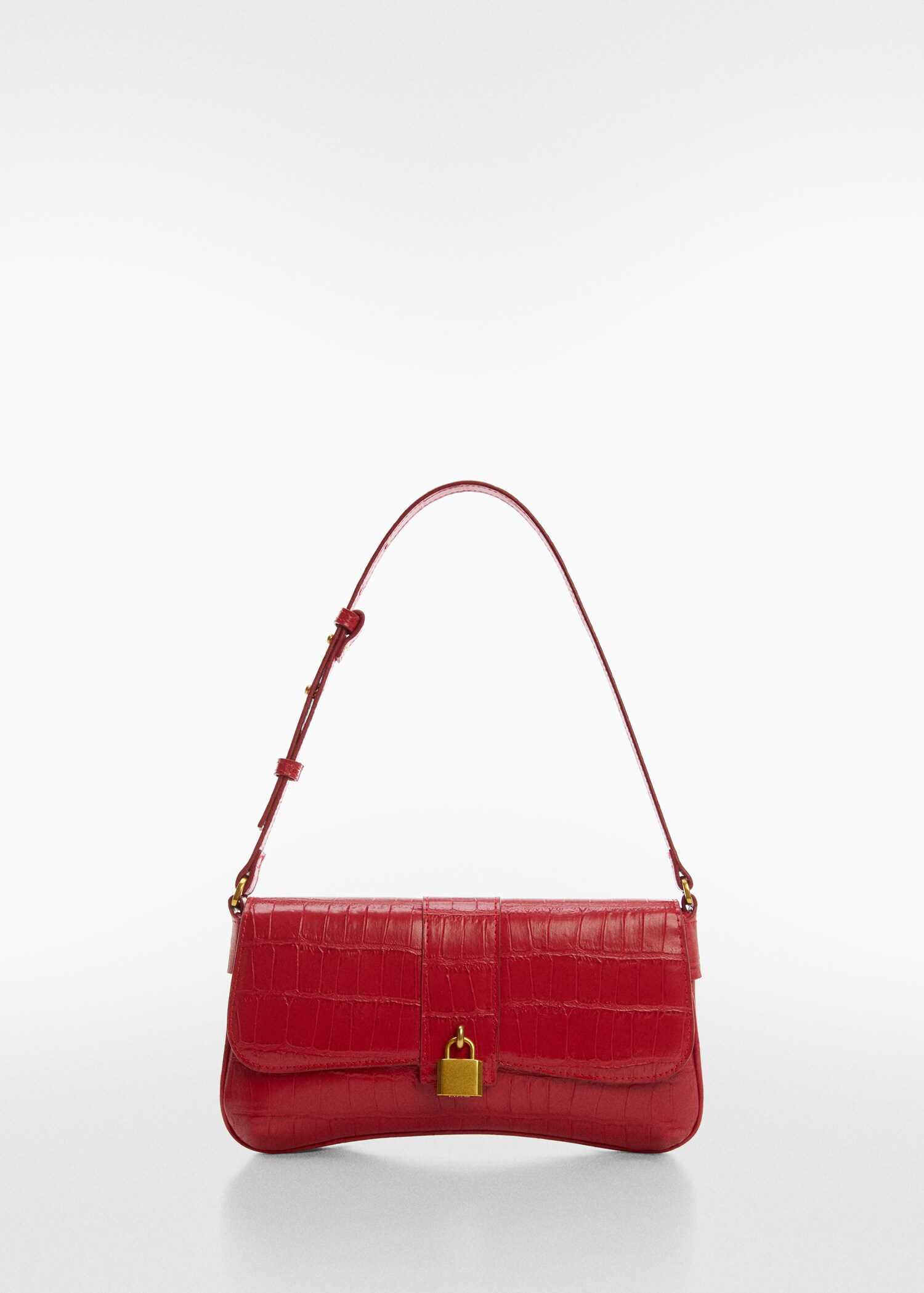 Sac porté épaule effet croco - Article sans modèle