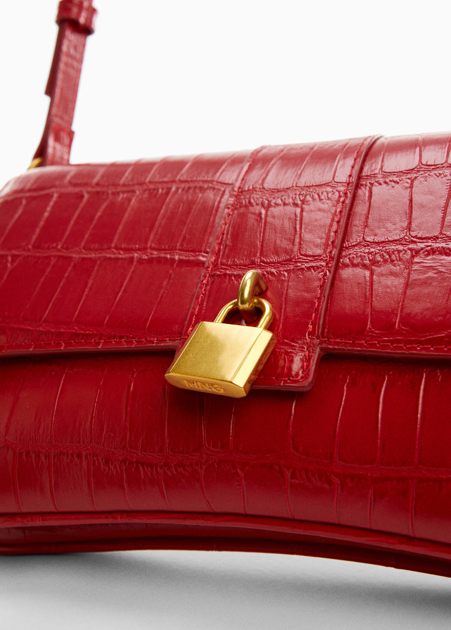 Sac porté épaule effet croco - Détail de l'article 1