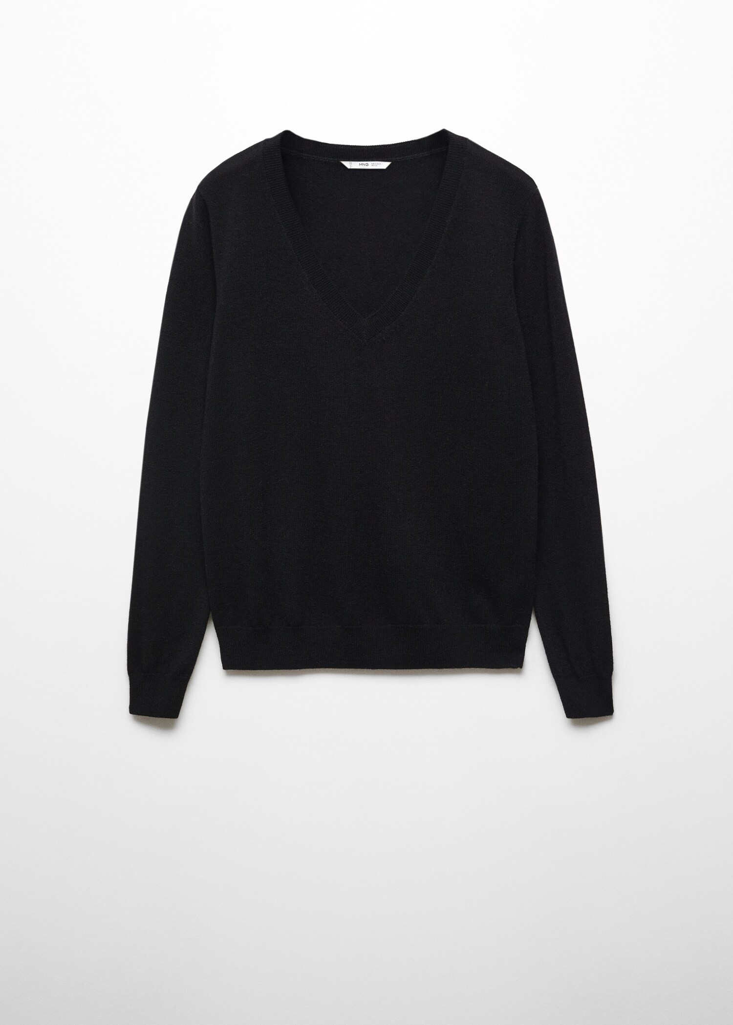 V-neck wool sweater - Article without model