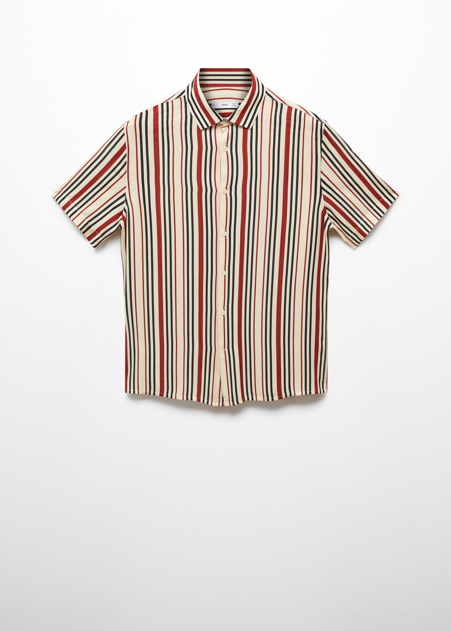 Short sleeve striped shirt - Article without model