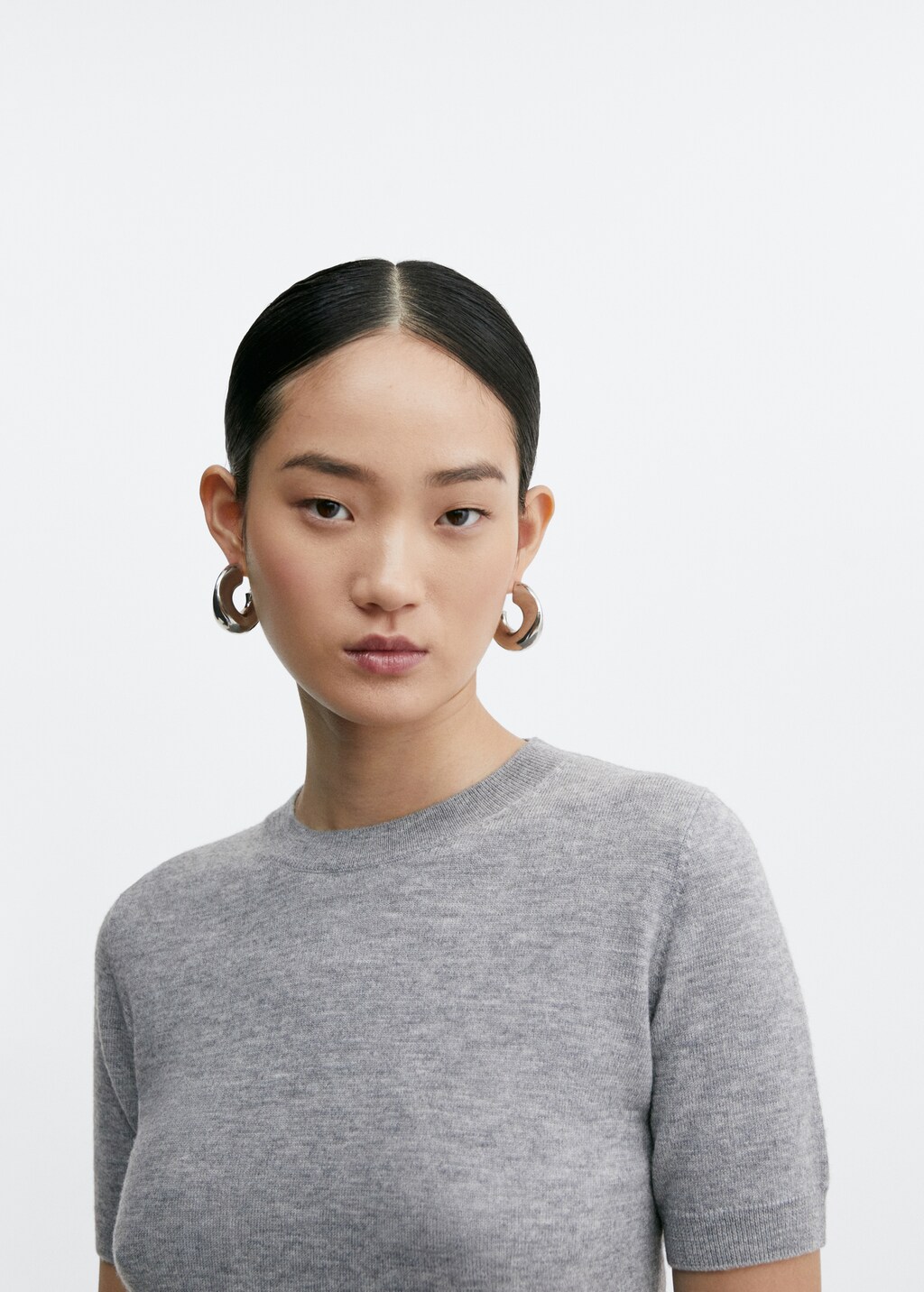 Short-sleeved wool sweater - Women | MANGO Kosovo Short-sleeved wool sweater - Women | MANGO Kosovo