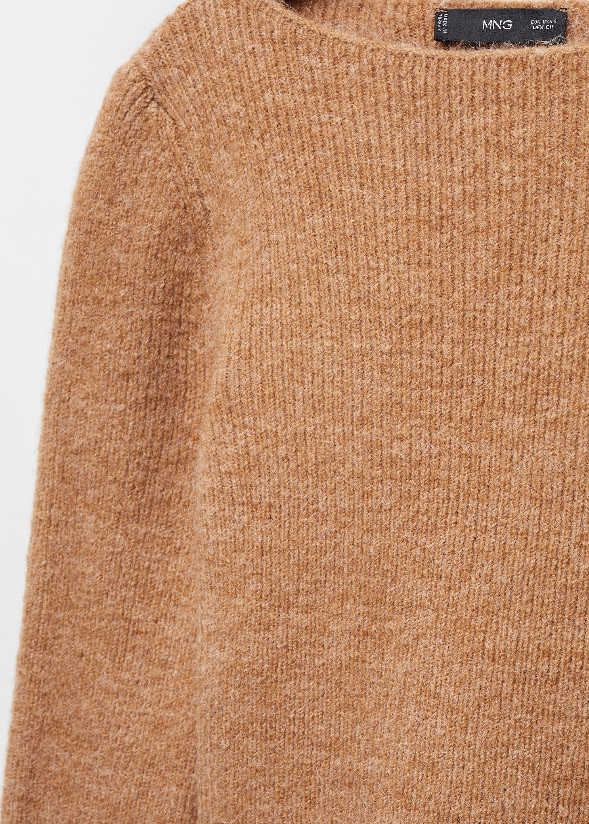 Boat-neck knitted sweater - Details of the article 8
