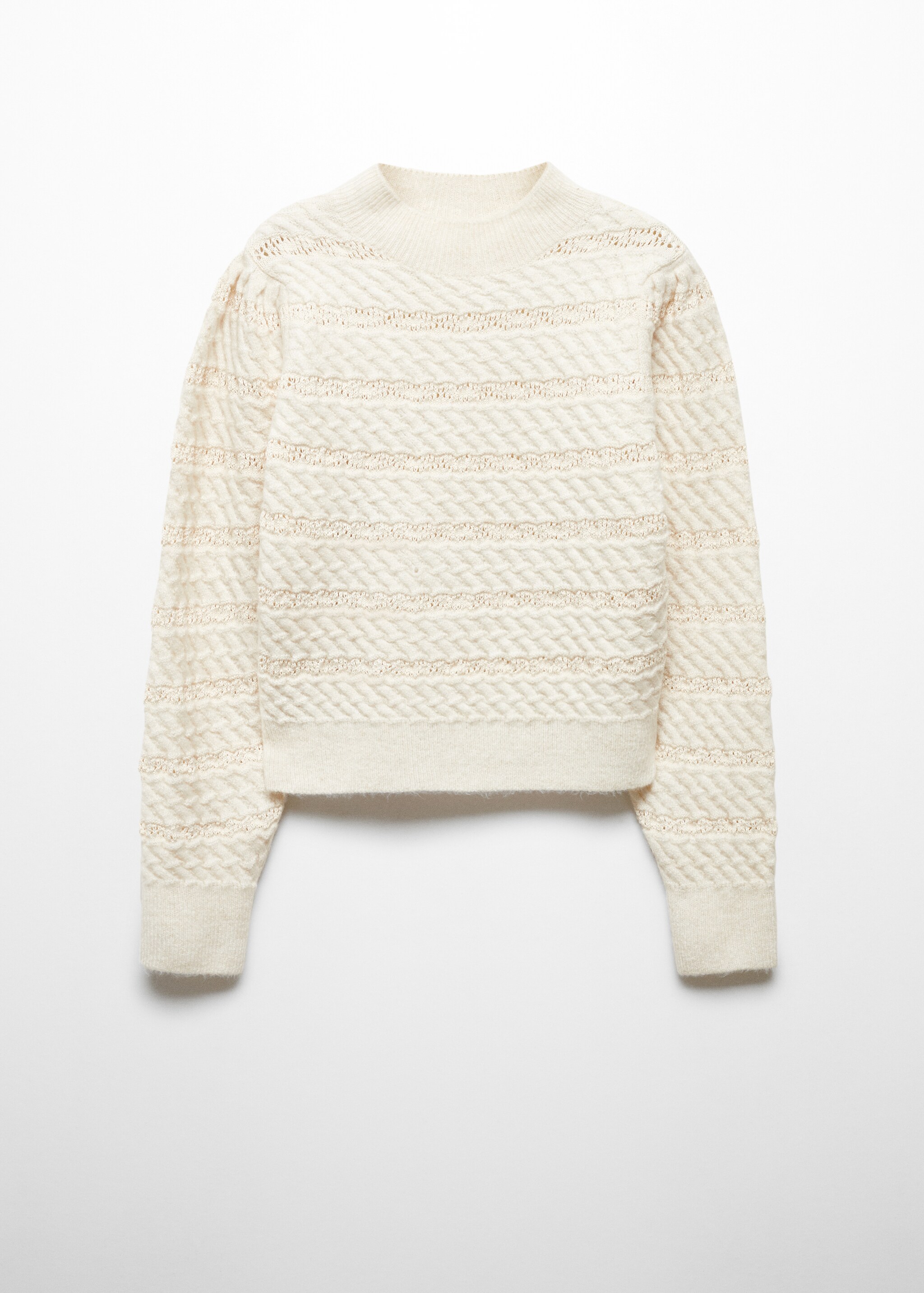 Knitted braided sweater - Articol fără model