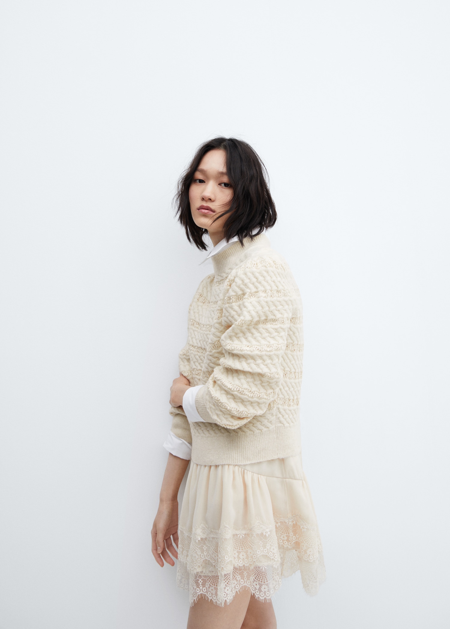 Knitted braided sweater - Detaliu al articolului 2