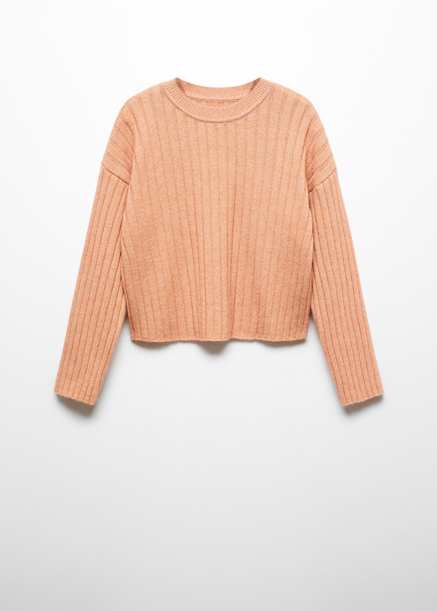 Ribbed round-neck sweater  - Article without model