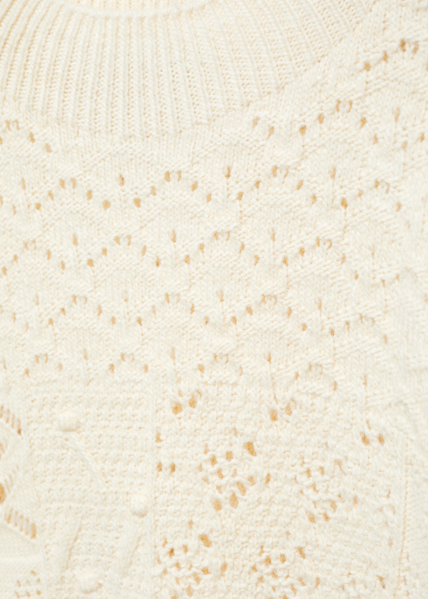 Mixed-knit crochet sweater - Details of the article 8