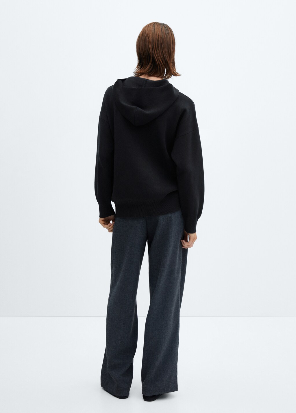Hooded sweatshirt with front pocket Women MANGO Pakistan