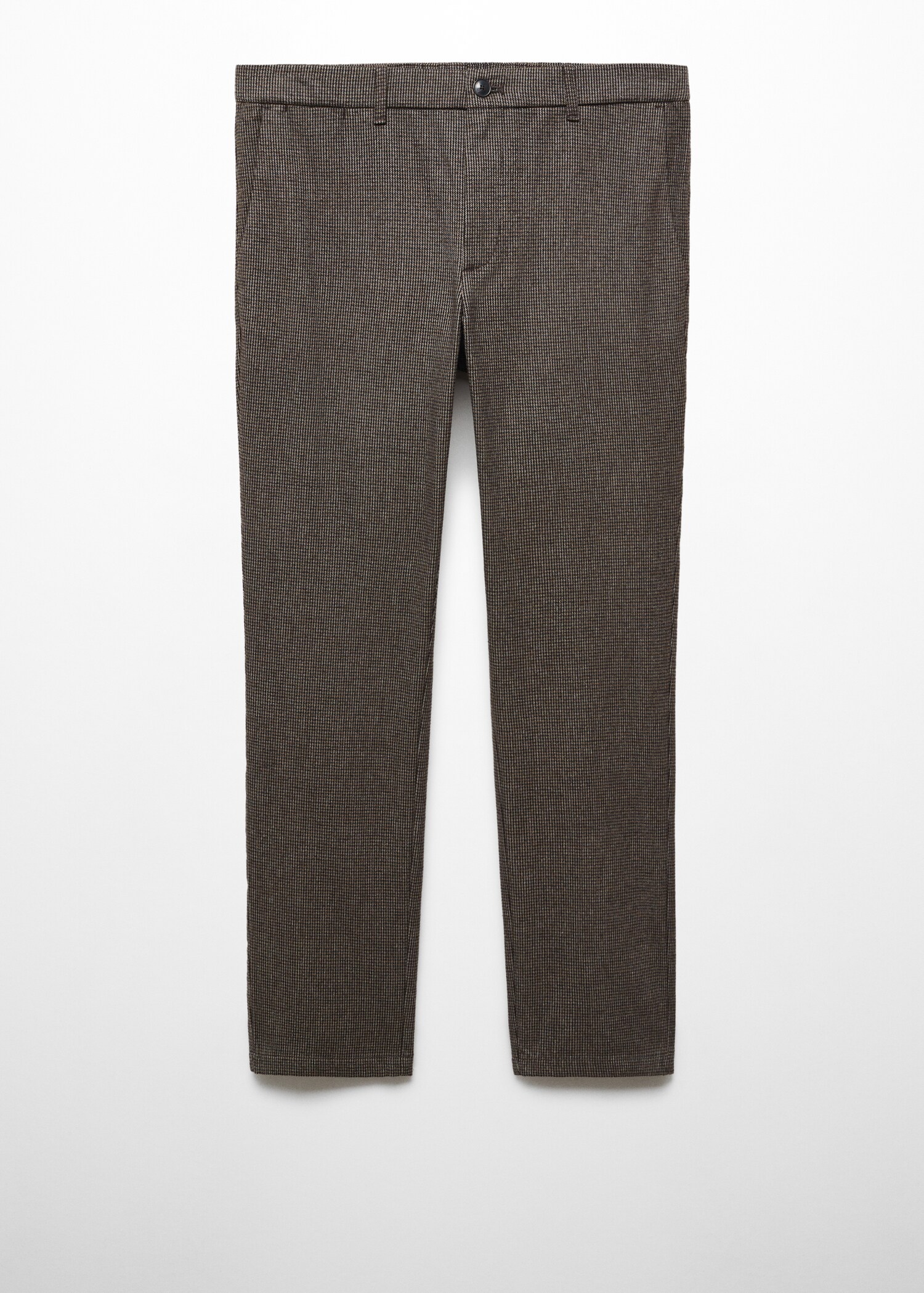 Pantalón slim fit algodón micro pata de gallo - Artículo sin modelo