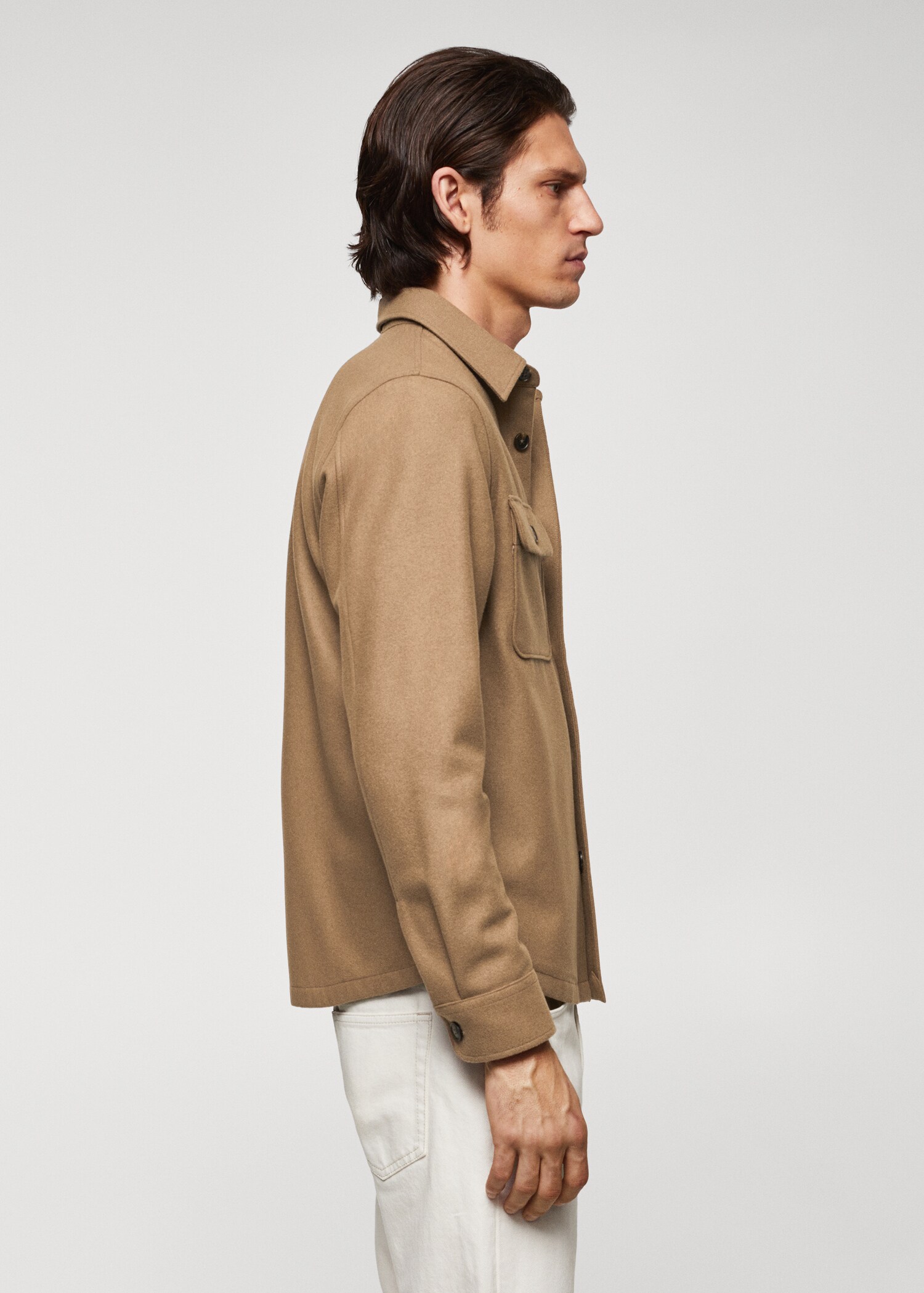 Sobrecamisa lana bolsillos - Detalle del artículo 2