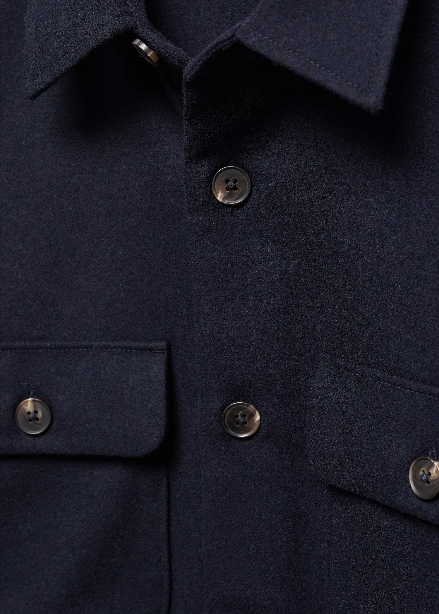 Sobrecamisa lana bolsillos - Detalle del artículo 8