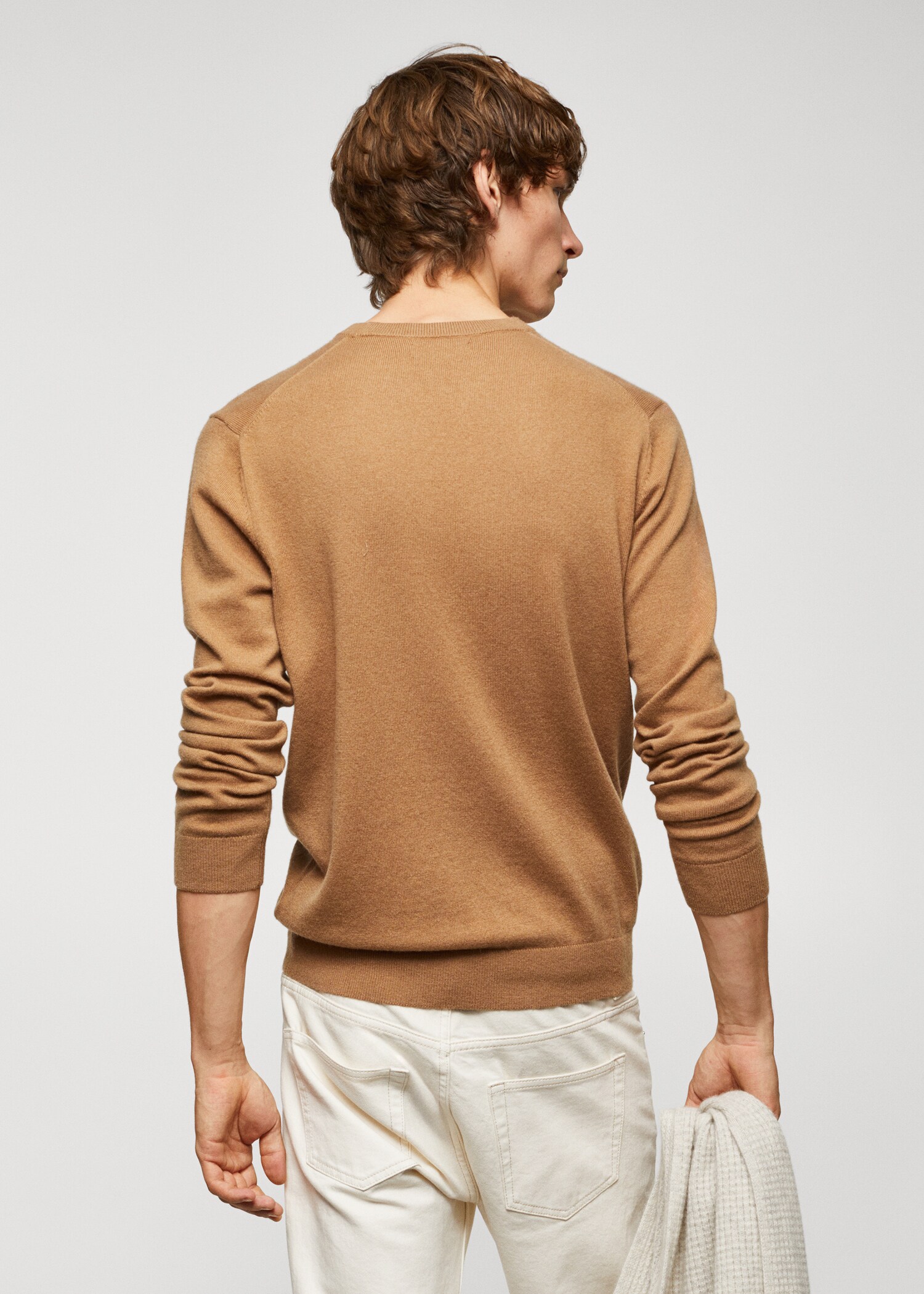 Jersey punto fino mezcla de lana - Reverso del artículo