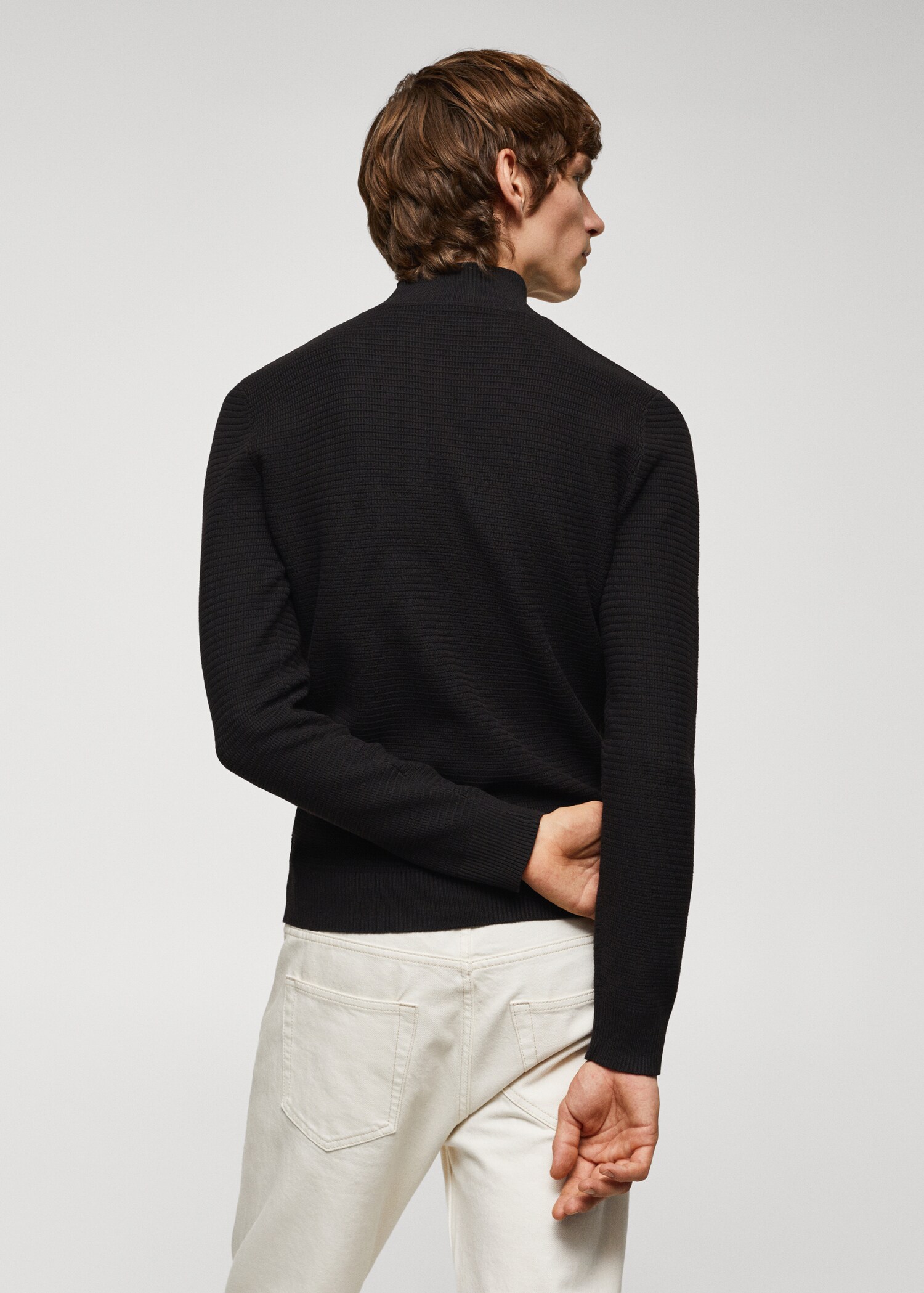 Jersey cuello perkins estructura - Reverso del artículo